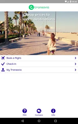 Transavia android App screenshot 2